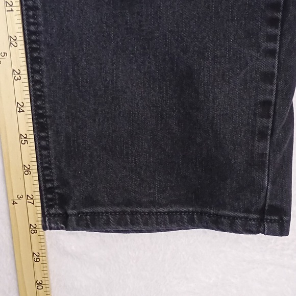 Levis 541 Athletic Fit Black Dark Wash Jeans Men's W36 L30 Fits 38x28 - Picture 4 of 13